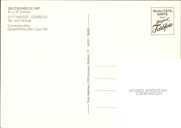 Dobrock Deutscher Olymp Aussichtsturm Kinderspi – Bild 2