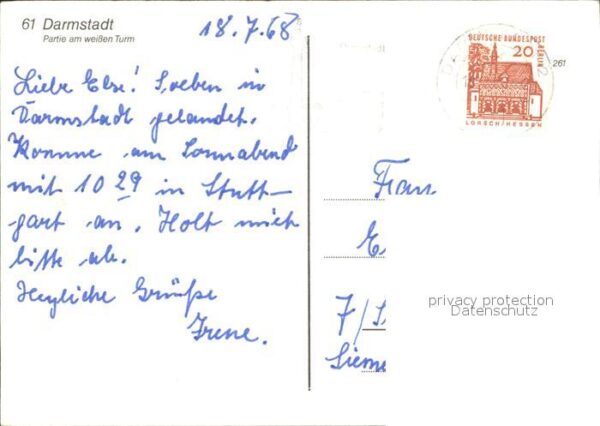 Darmstadt Partie am weissen Turm – Bild 2
