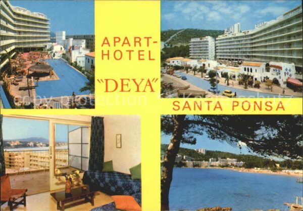 Santa Ponsa Mallorca Islas Baleares Apart Hotel Deya Swimming Pool Meerblic