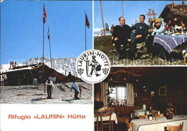 Seiser Alm Dolomiten Laurinhütte Rifugio Laurino Berghütte D