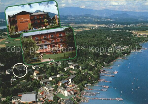 St Kanzian Klopeiner See Hotel Eberhard Fliegeraufnahme