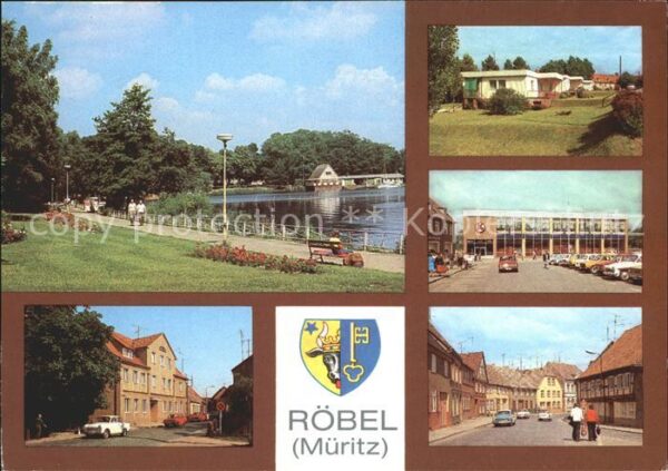 Roebel Mueritz Uferpromenade FDG Erholungsheim Konsum