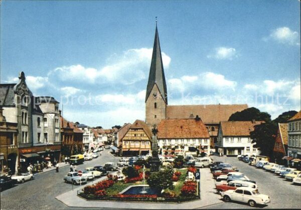 Eutin Markt Brunnen Kirche Rosenstadt