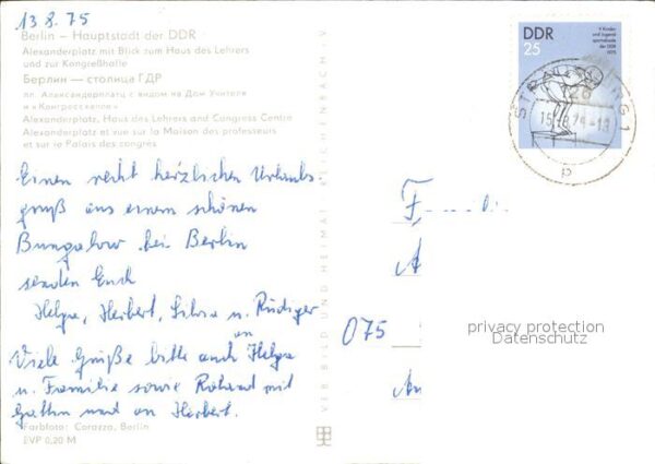 Berlin Alexanderplatz Haus des Lehrers Kongres – Bild 2
