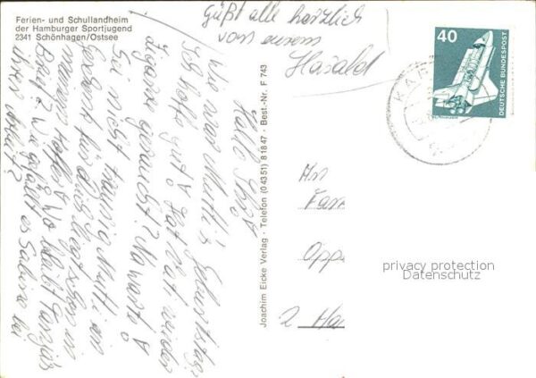Schoenhagen Brodersby Ferienheim Schullandheim der Hamburger – Bild 2