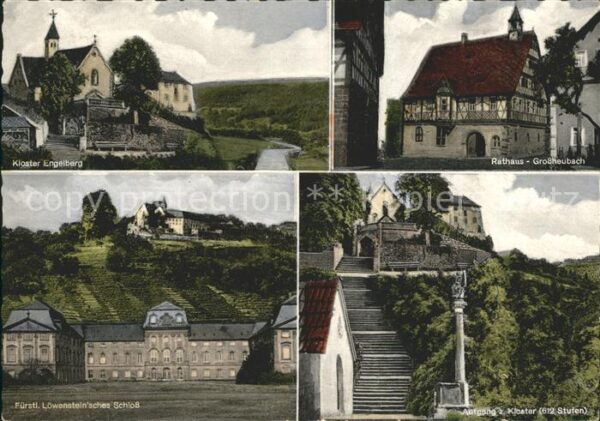 Grossheubach Rathaus Kloster Engelberg Schloss Klost