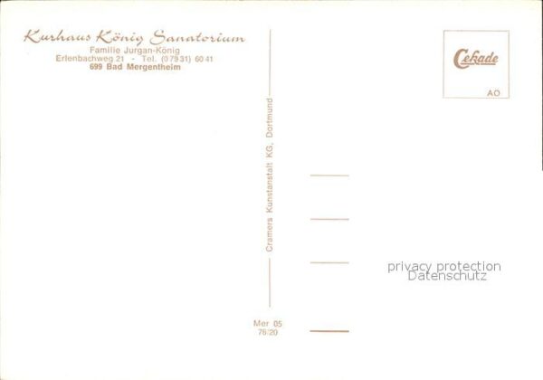 Bad Mergentheim Kurhaus König Hallenbad – Bild 2
