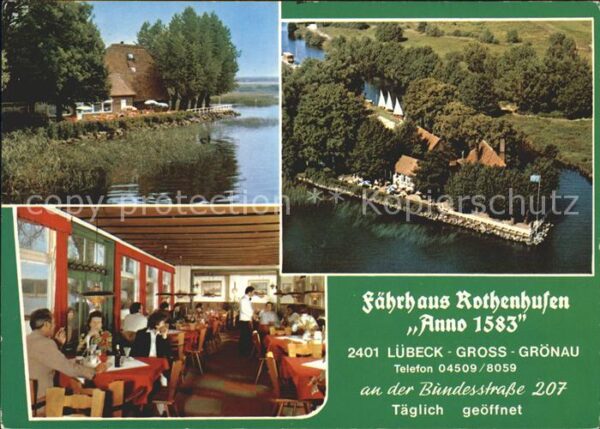 Gross Groenau Fährhaus aus Rothenhusen Ratzeburger Se