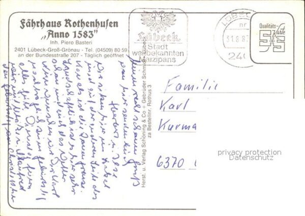 Gross Groenau Fährhaus aus Rothenhusen Ratzeburger Se – Bild 2