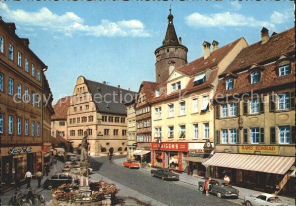 Kitzingen Main Marktstrasse Rathaus