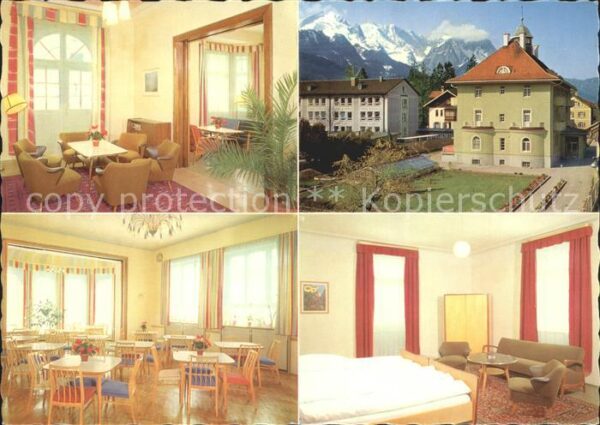 Garmisch-Partenkirchen Bundesbahn Erholungsheim Haus Gartenhei