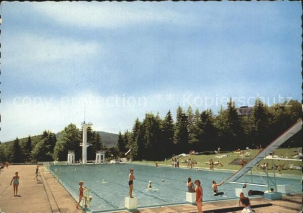 Winterberg Hochsauerland Schwimmbad am Kurhaus Heilklimatischer