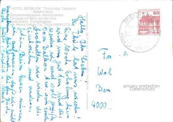 Thuele Friesoythe Hotel Seeblick Thülsfelder Talsperre St – Bild 2