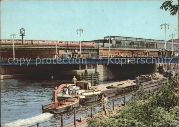 Berlin Jannowitzbrücke Frachtkahn Hauptstadt d