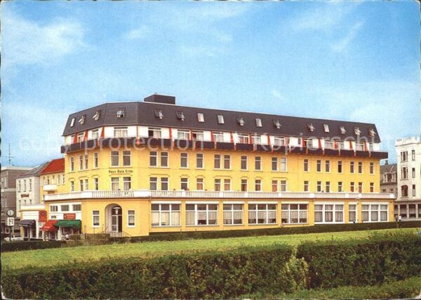Borkum Bundesbahn Sozialwerk Seeheim Haus Rote