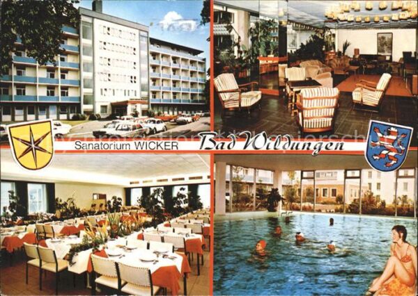 Bad Wildungen Sanatorium Wicker Restaurant Aufenthalt