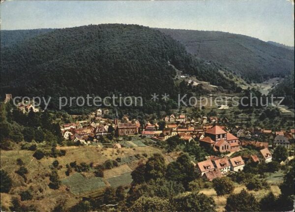 Elmstein Gesamtansicht Pfälzer Wald