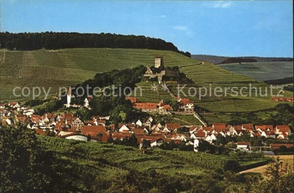 Beilstein Wuerttemberg Weinstädtchen im Bottwartal Burg Langha