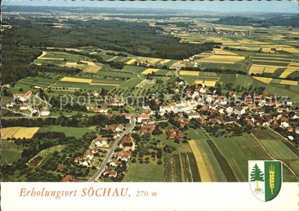 Soechau Sommerfrische Erholungsort Wappen Flieg