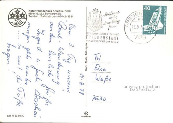 Baiersbronn Schwarzwald Naturfreundehaus Kniebis Schwarzwaldhoc – Bild 2