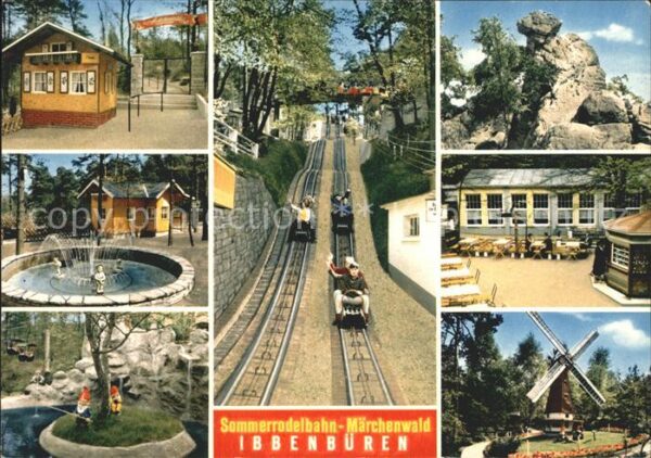 Ibbenbueren Sommerrodelbahn Märchenwald Windmühle F