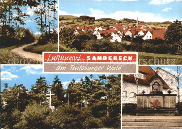 Sandebeck Teutoburger Wald Kreuz Waldweg Gedenkst