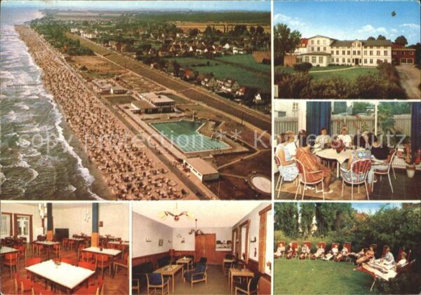 Dahme Ostseebad DRK Mütterkurheim Strand Fliegeraufnahm