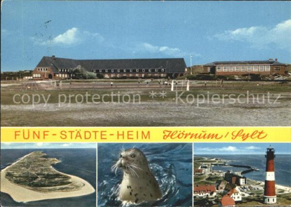 Hoernum Sylt Fünf Städte Heim Seehund Leuchtturm Fli