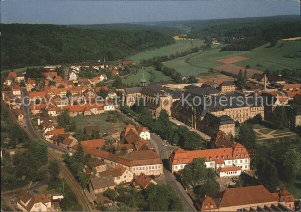 Ebrach Oberfranken am Naturpark Steigerwald Fliegeraufnahm