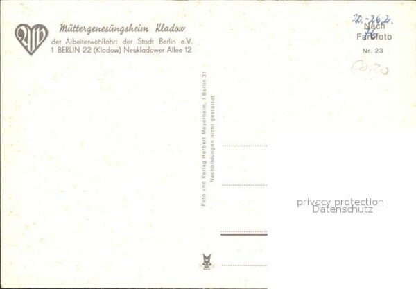 Kladow Müttergenesungsheim Arbeiterwohlfahrt S – Bild 2
