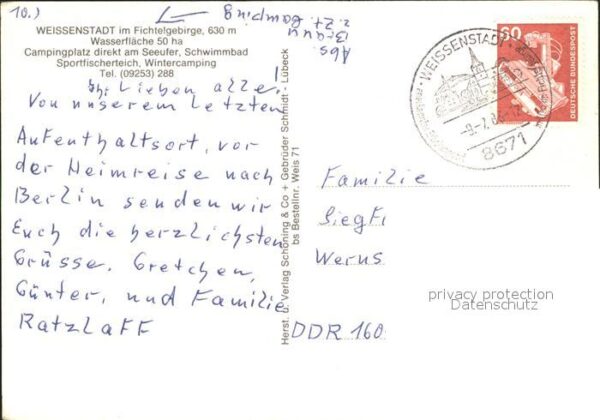 Weissenstadt Camping am Weissenstädter See – Bild 2