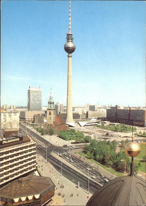 Berlin Blick vom Dom auf Alexanderplatz