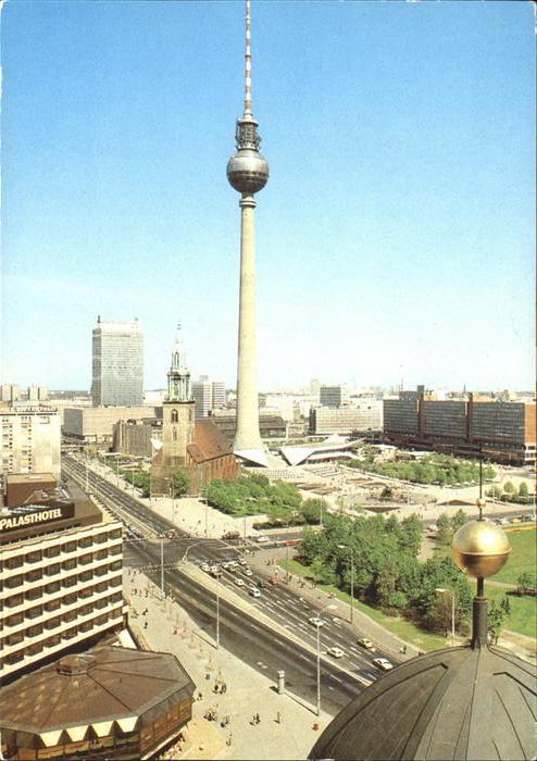 Berlin Blick vom Dom auf Alexanderplatz