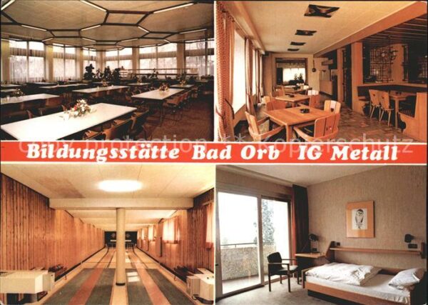 Bad Orb Bildungsstätte IG Metall Kegelbahn