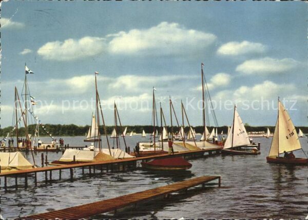 Berlin Tegeler See Segelboote