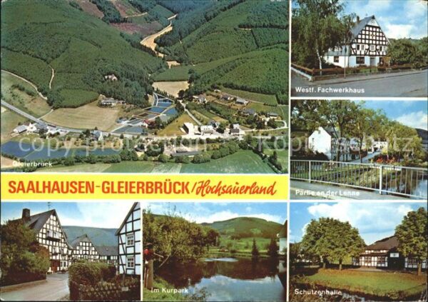 Gleierbrueck Saalhausen Fliegeraufnahme Kurpark