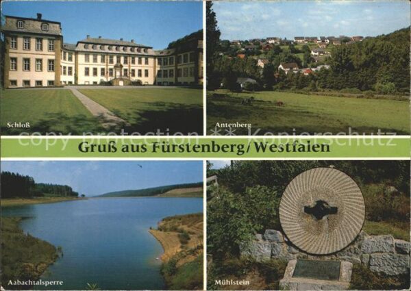 Fuerstenberg Westfalen Schloss Antenberg Mühlstein Aabachtalsp