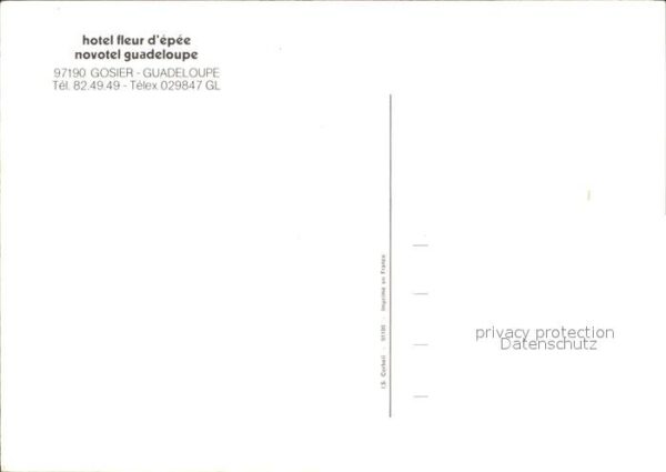 Guadeloupe Hotel Fleur d`epee Novotel – Bild 2