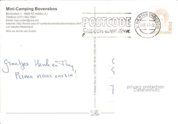 Helden Netherlands Camping Schwimmbad Bovensbos – Bild 2