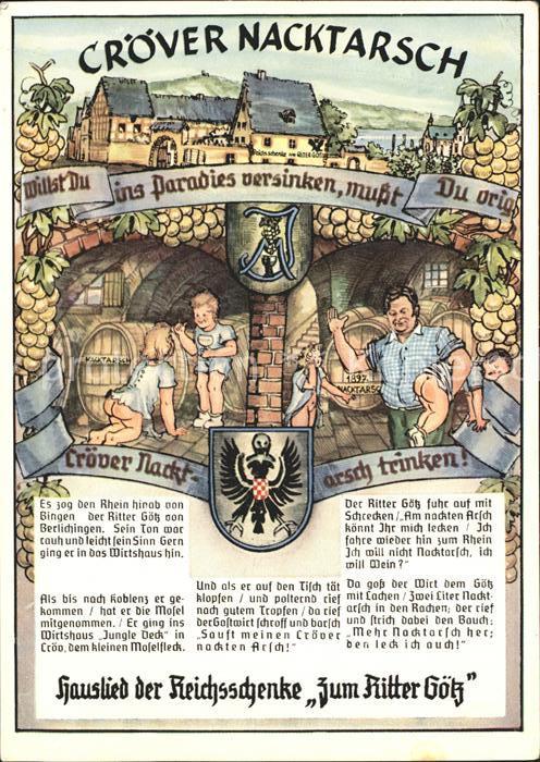 Kroev Mosel Cröver Nacktarsch Restaurant Reichssche