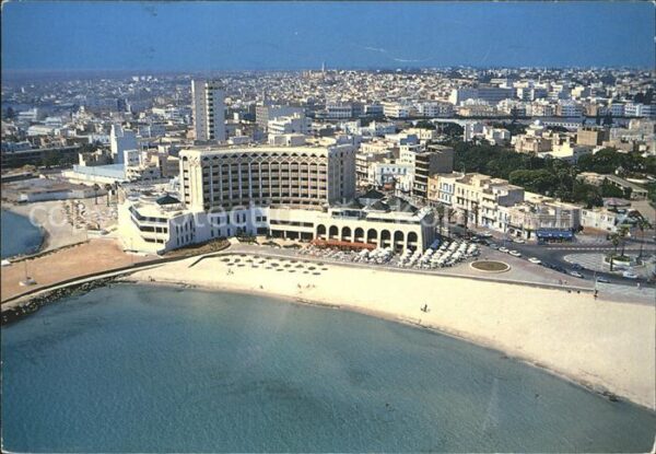 Tunis Fliegeraufnahme Mirage Hotel Strand