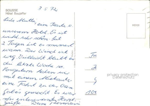 SOUSSE  Tunesie Hotel Boujaffar – Bild 2