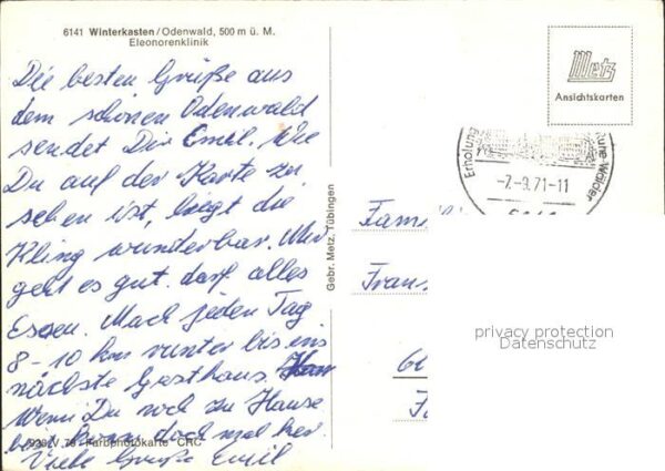 Winterkasten Lindenfels Eleonorenklinik – Bild 2
