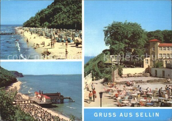 Sellin Ruegen Seebrücke Strand