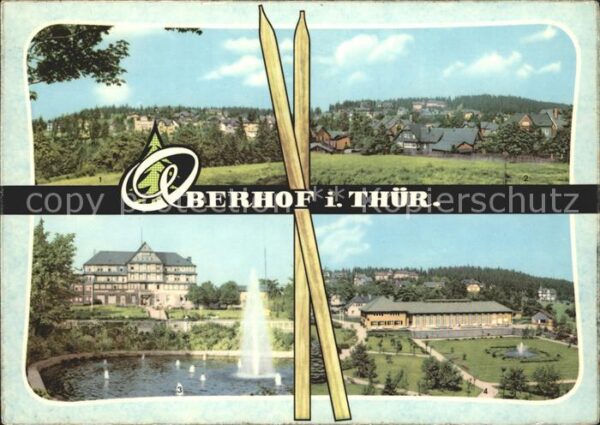 Oberhof Thueringen mit Haus der Freundschaft