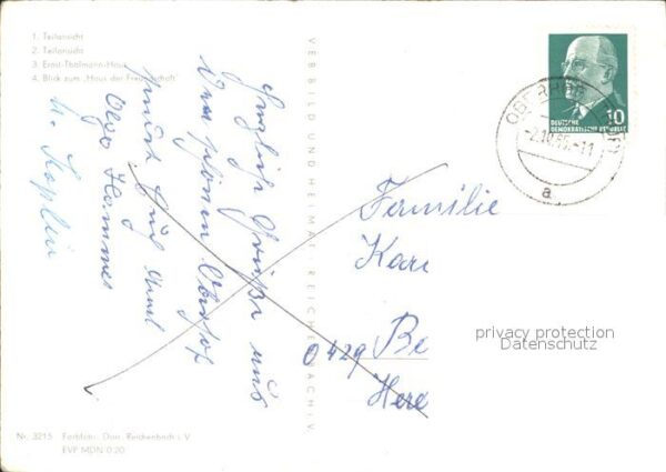 Oberhof Thueringen mit Haus der Freundschaft – Bild 2