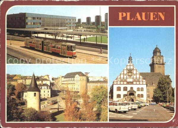 Plauen Vogtland Otto Grothewohl Platz Bahnhof