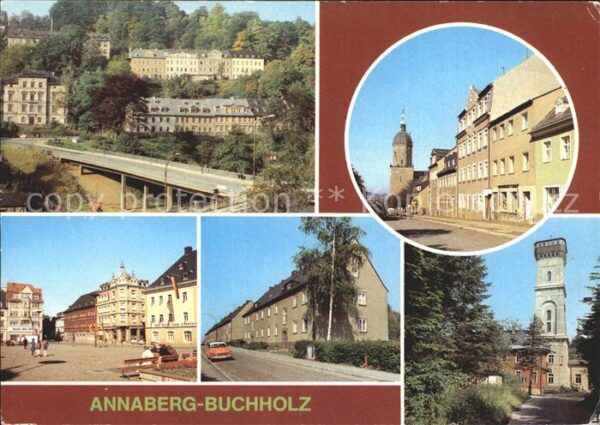 Annaberg-Buchholz Erzgebirge Kirche Buchholz Pöhlberg