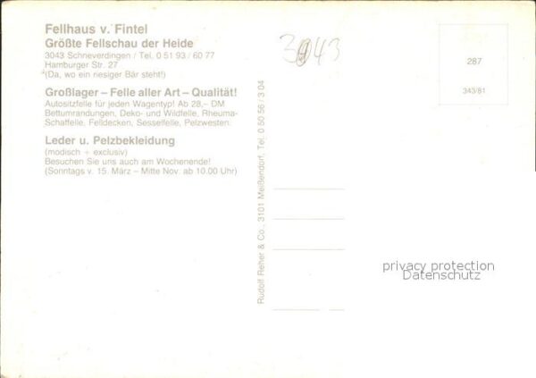 Schneverdingen v. Fintel Germania Fellhaus – Bild 2