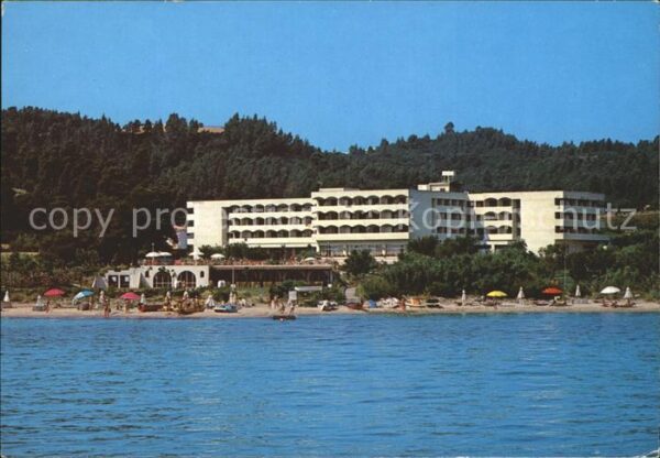 Griechenland Greece Kriopigi Strand des Kassandra Palace Ho